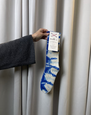Mell-O Cashmere Socken Tie Dye Blau