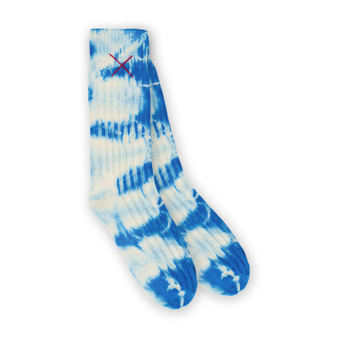 Mell-O Cashmere Socken Tie Dye Blau