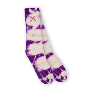 Mell-O Cashmere Socken Tie Dye Violet